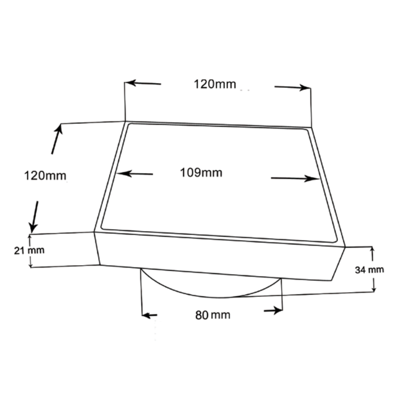 120x120mm Tile Insert Drain