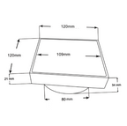 120x120mm Tile Insert Drain