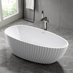 Fluted Design Acrylic Bath Tub 1