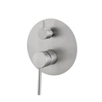 Lucid Pin Round Wall Mixer With Diverter