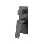 Rushy Square Wall Mixer With Diverter