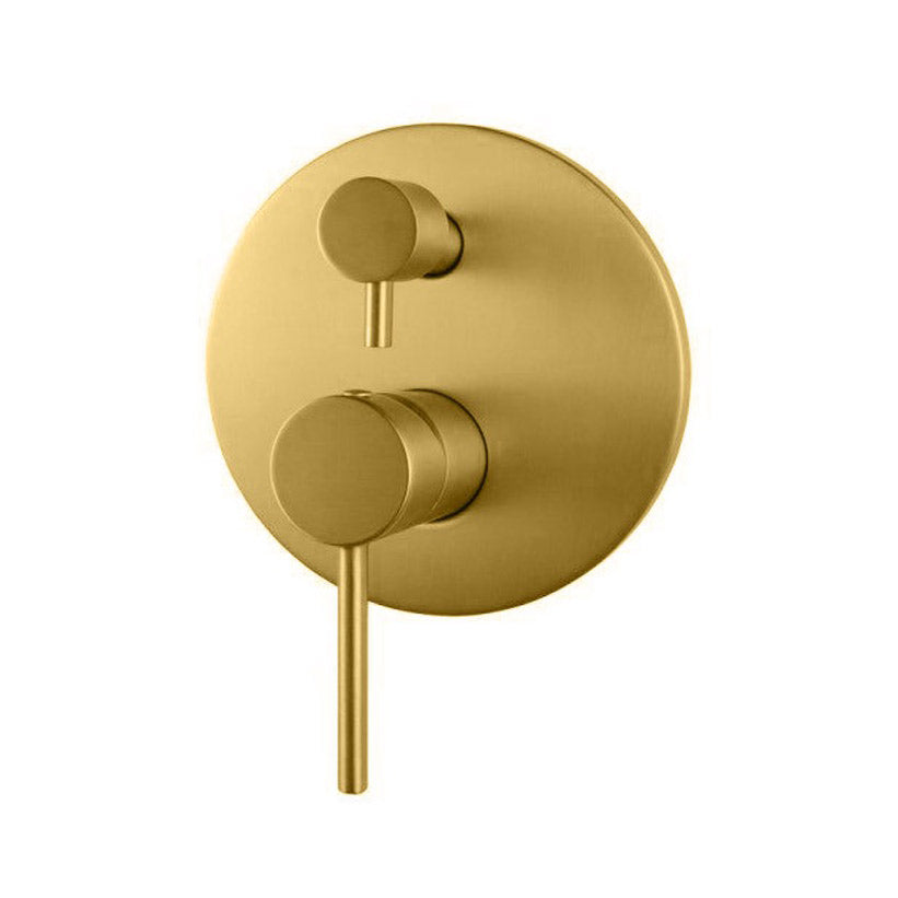Lucid Pin Round Shower/Bath Mixer With Diverter
