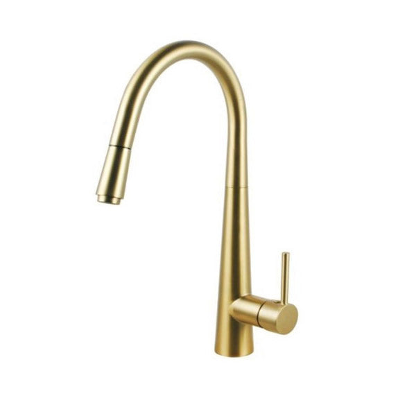 Round Pull Out Kitchen Sink Mixer Tap