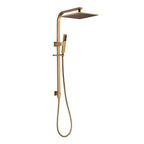 Toshi Signature Twin Rail Square Shower Station – Designer Finishes