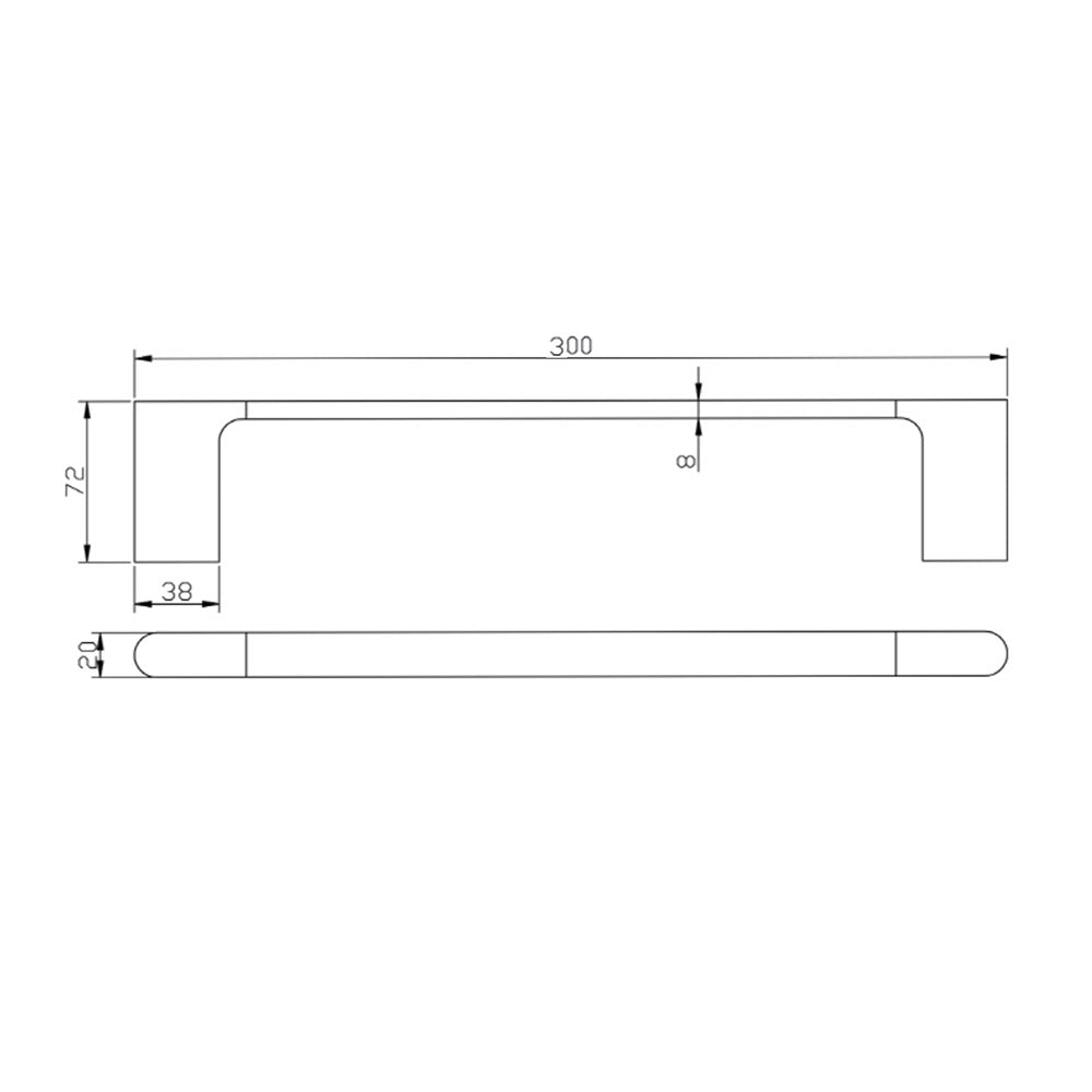 Vog 300mm Single Hand Towel