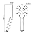 Round 3 Functions Handheld Shower