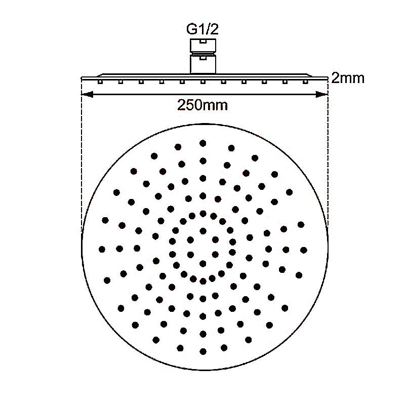 Round Shower Head