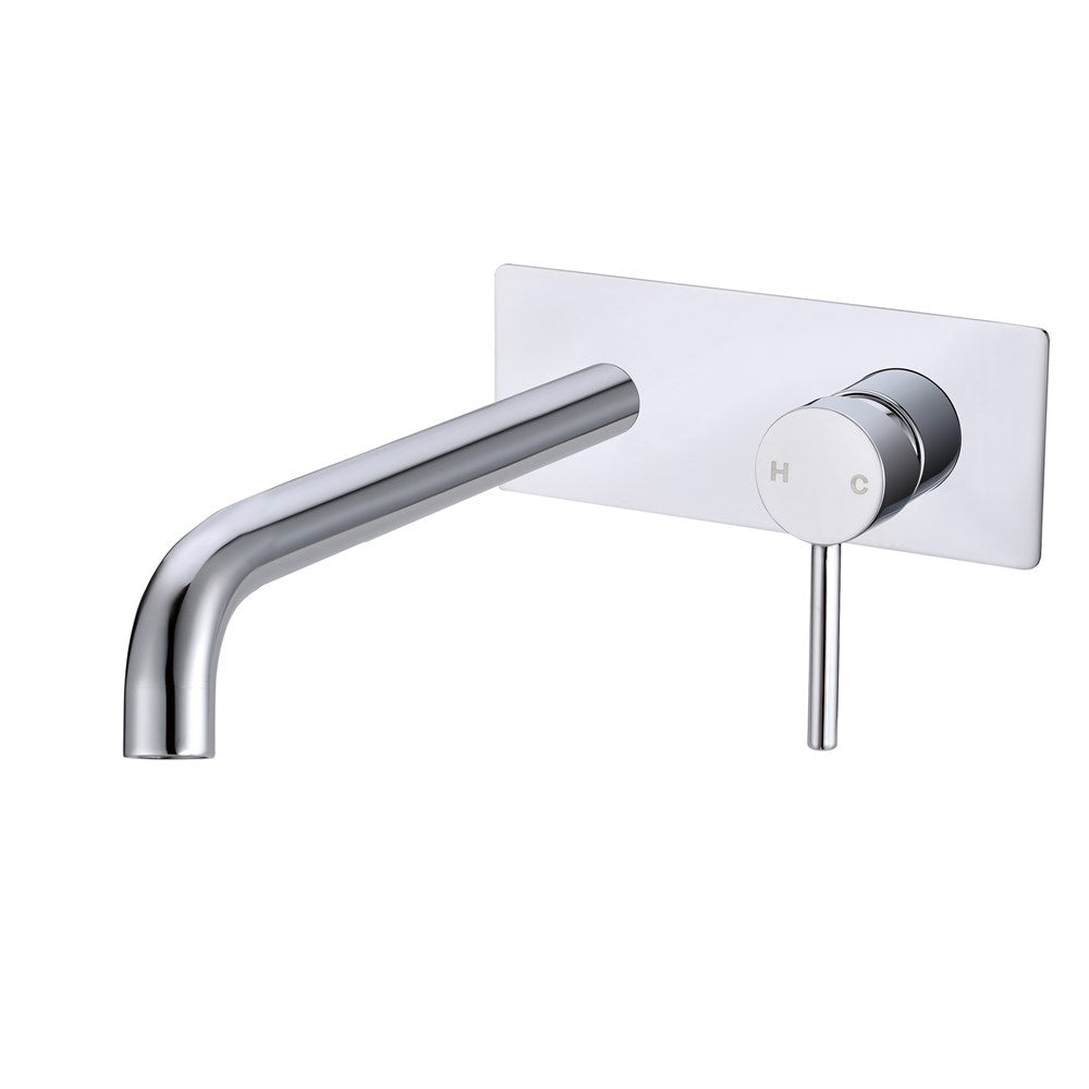 Lucid Pin Wall Mixer With Spout