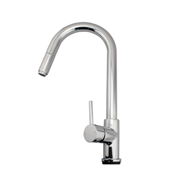 Round Pull Out Kitchen Sink Mixer