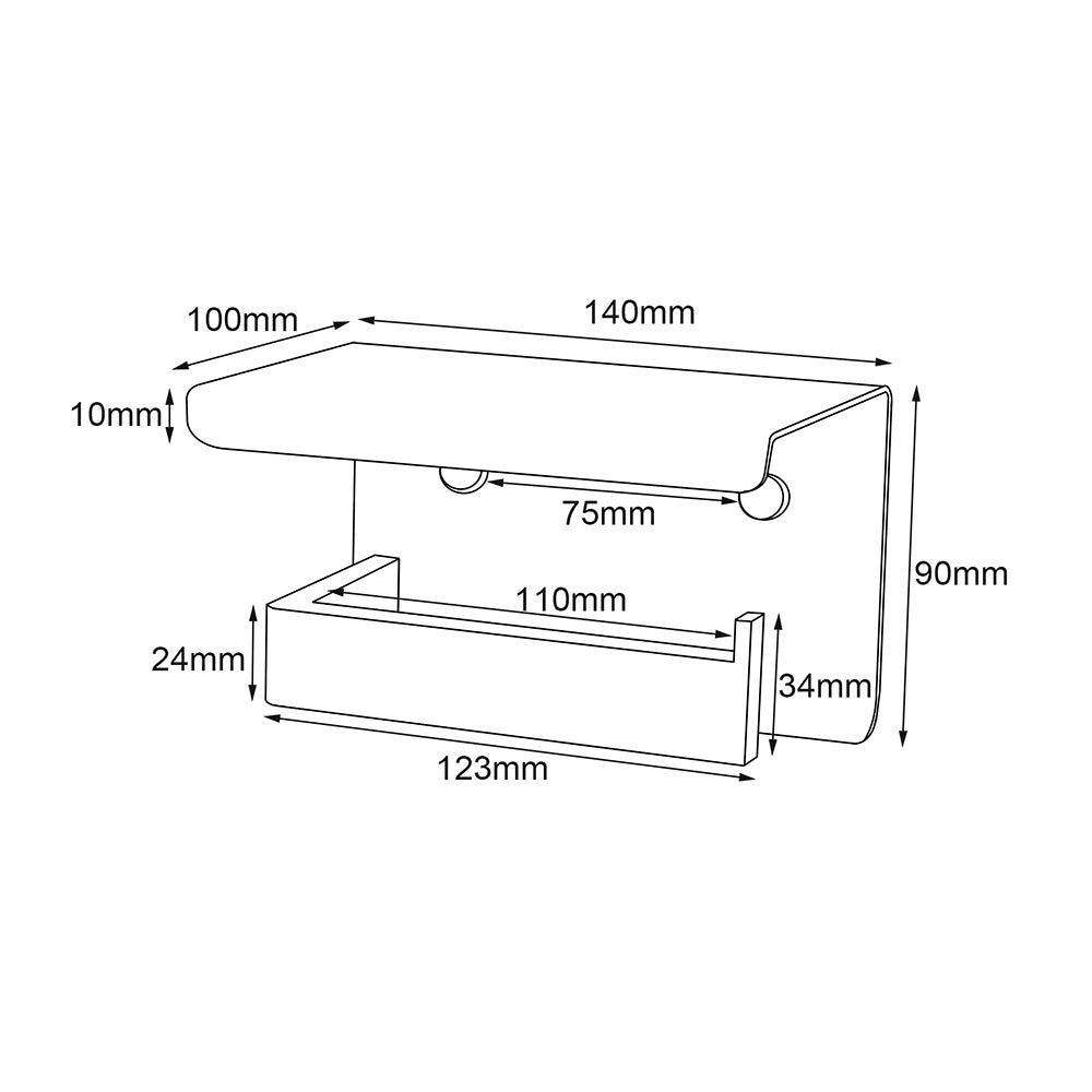 Ivano Toilet Paper Holder 2