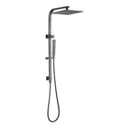 Toshi Signature Twin Rail Square Shower Station – Designer Finishes