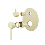 Lucid Pin Round Wall Mixer With Diverter