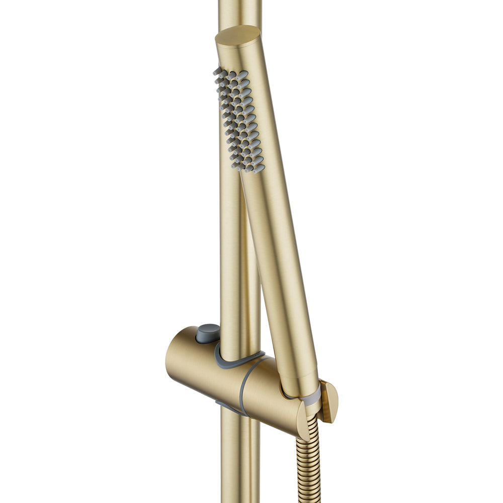 Mezu Luxe Round Rail Shower Set – Contemporary Collection
