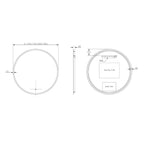 Round LED Mirror