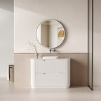 Aulic Curva Matte White Free Standing Vanity