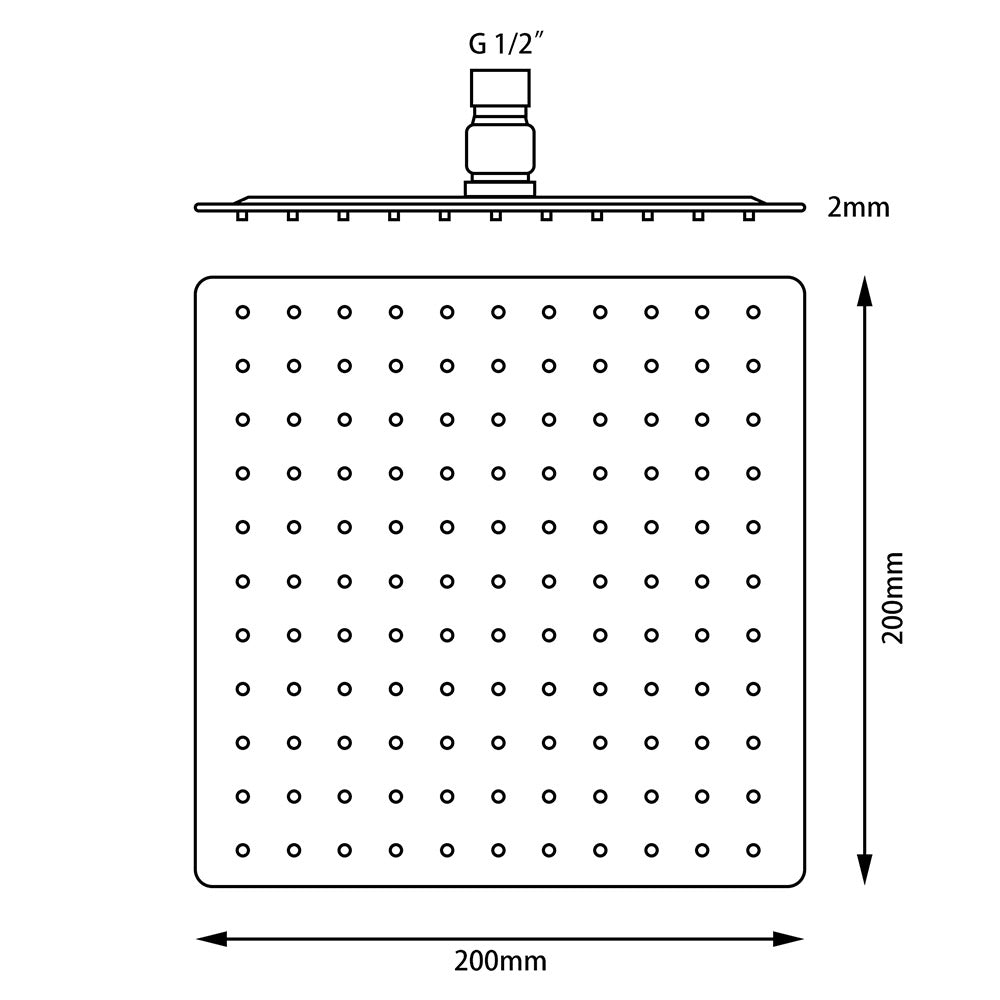 Square Shower Head