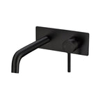 Lucid Pin Basin Wall Mixer With Spout