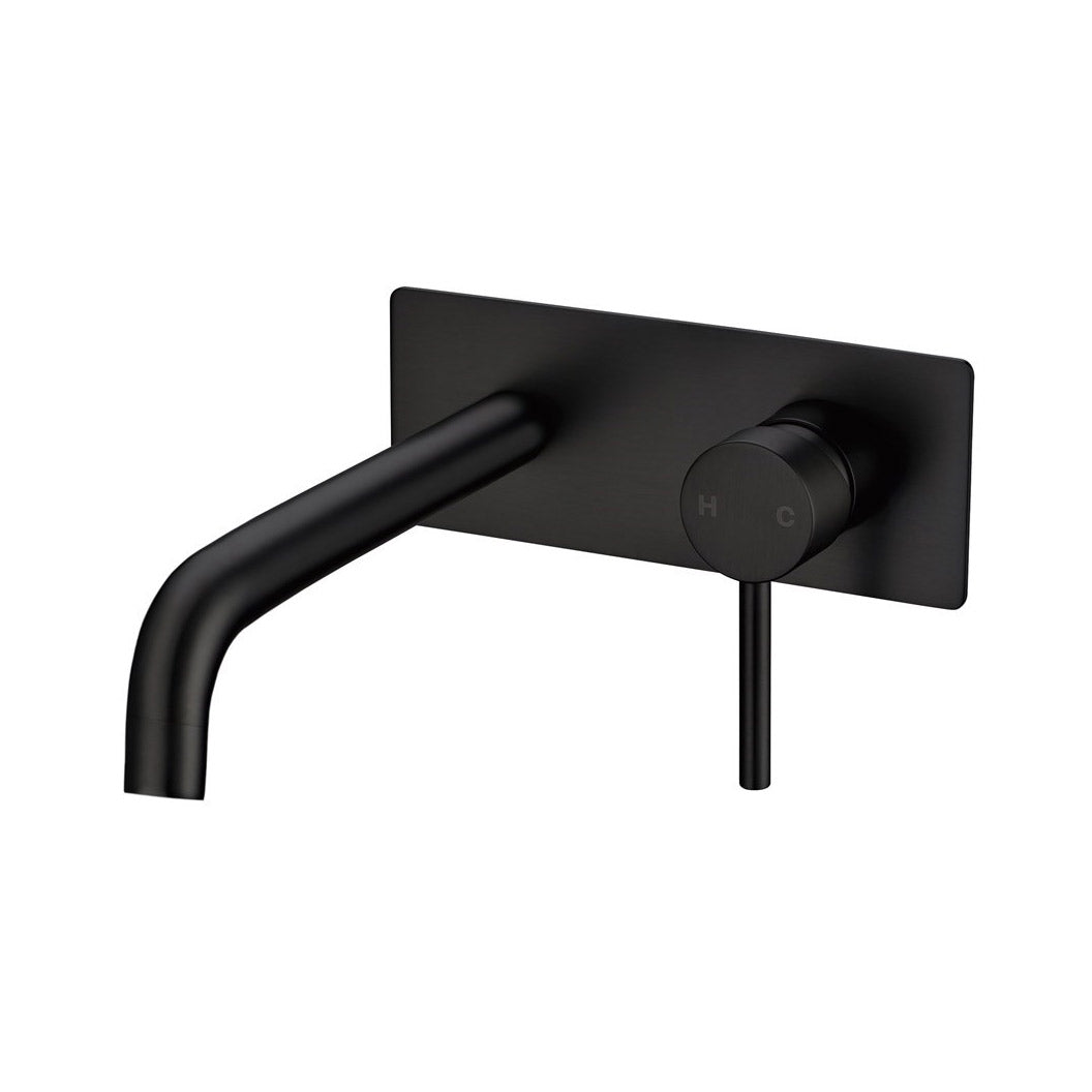 Lucid Pin Basin Wall Mixer With Spout