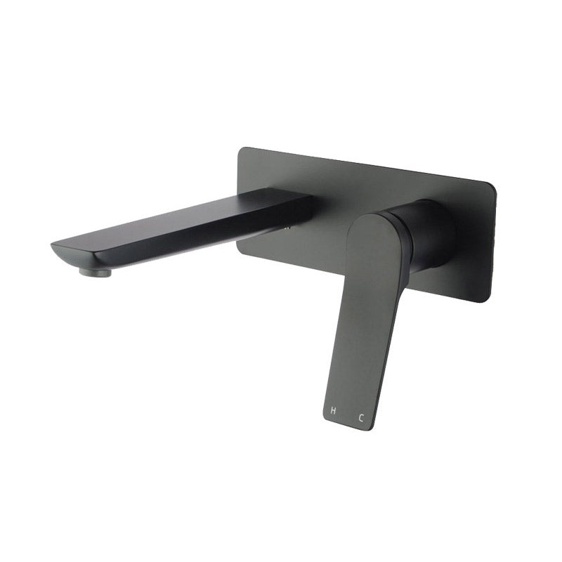 Rushy Basin Wall Mixer With Spout