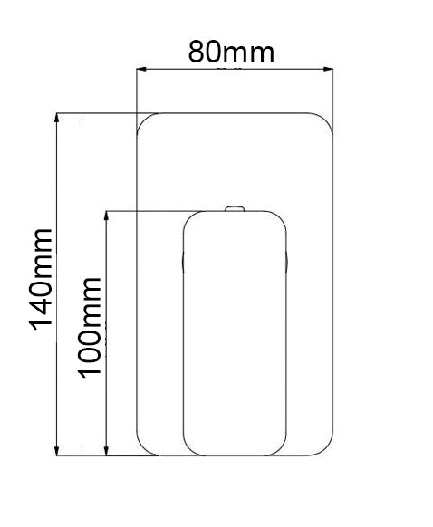 Ivano Square Wall Mixer