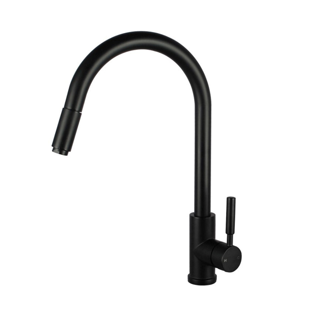 Round Pull Out Kitchen Sink Mixer