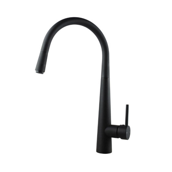 Round Pull Out Kitchen Sink Mixer Tap