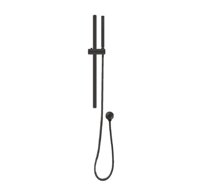 Round Shower Rail With Handheld Shower