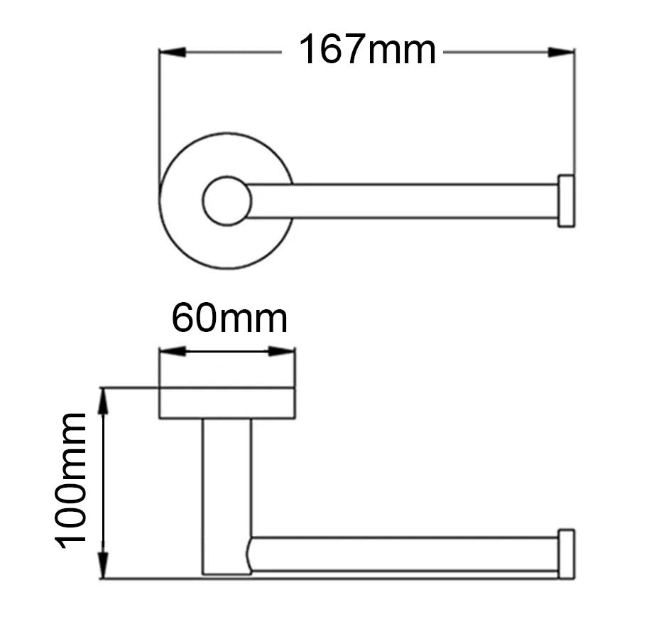 Lucid Pin Toilet Paper Holder