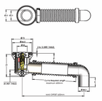 Bath Bend Pop Down® and Connector