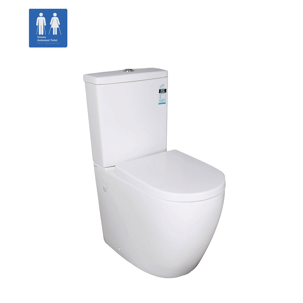 Titan Series Ambulant Toilet Suite, Box Rim Flush Pan