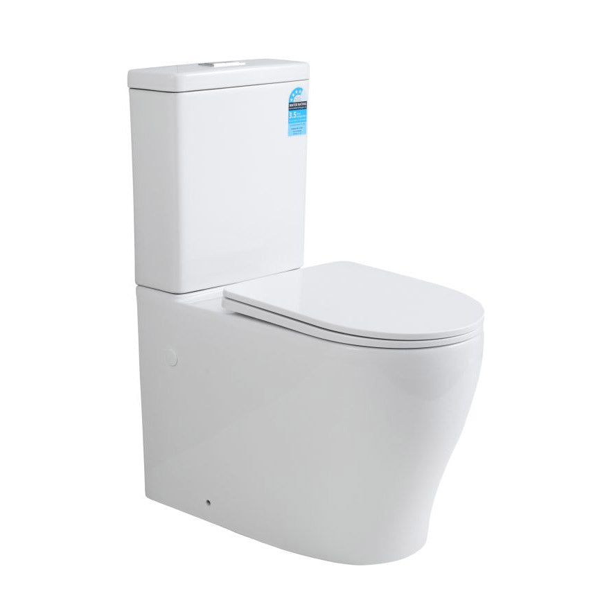 Tornado Series Toilet Suite, Rimless Tornado Flush Pan