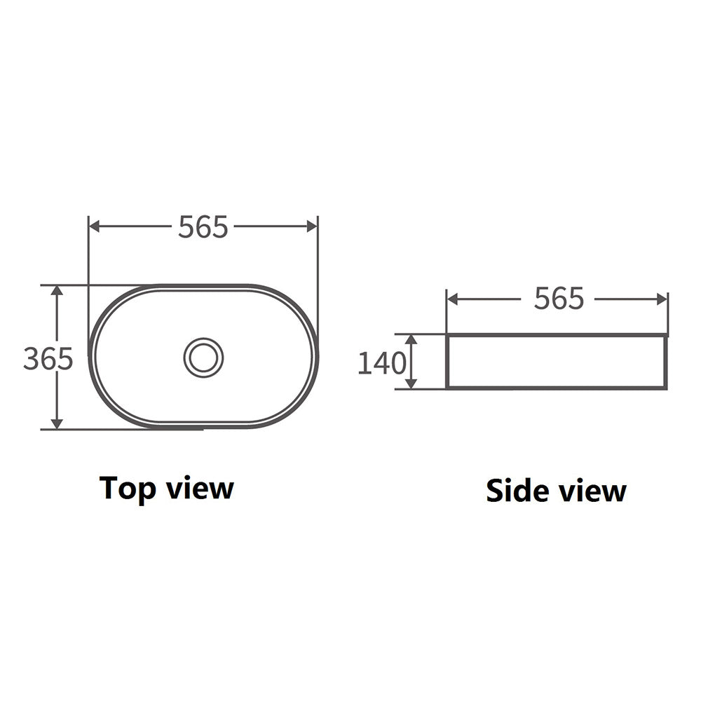 Oval Above Counter Basin 2