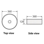 Round Above Counter Basin 1