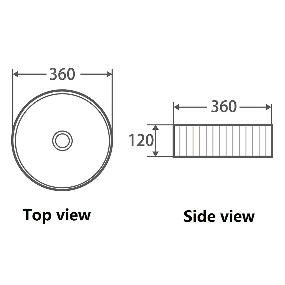 Round Above Counter Basin 1